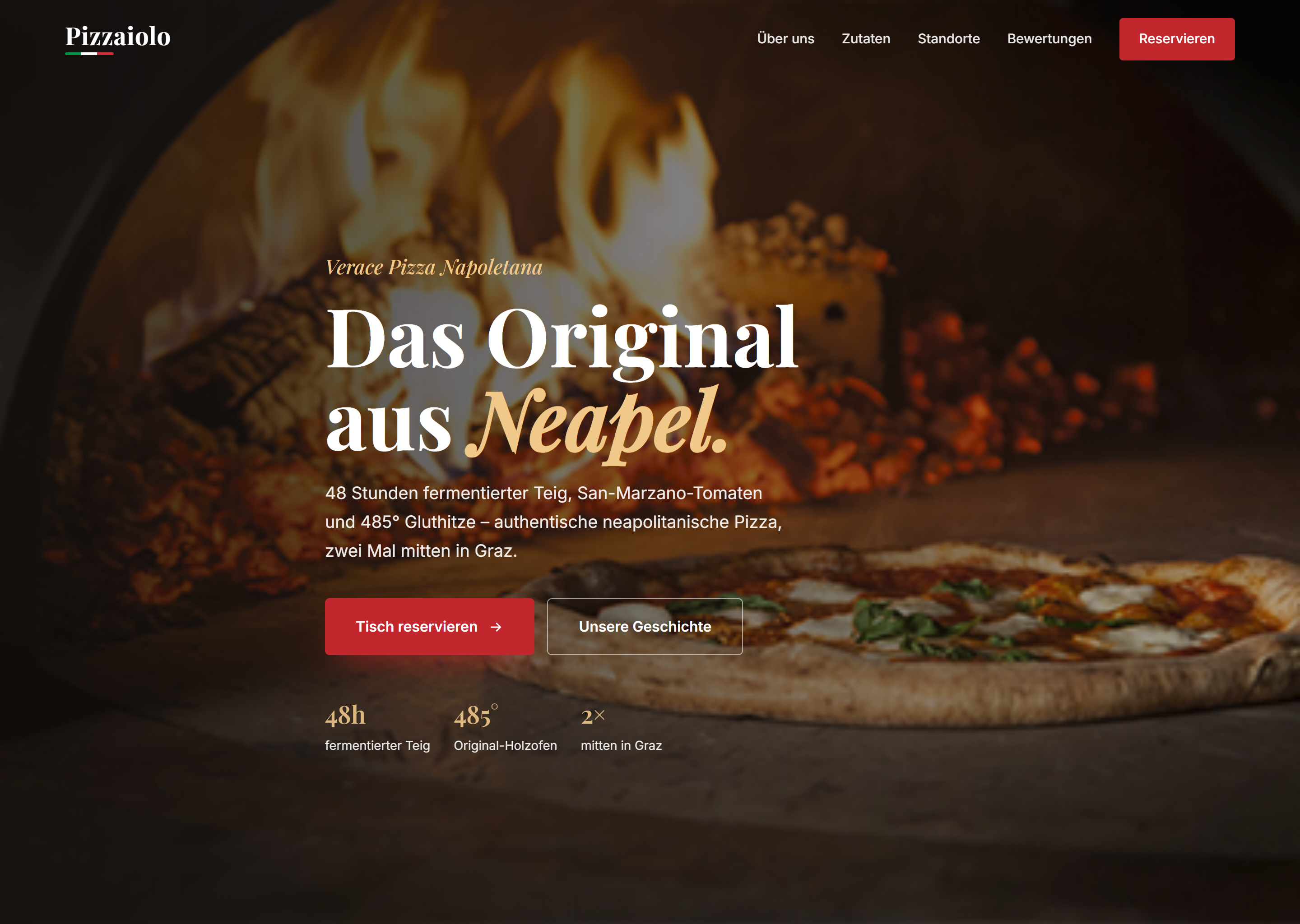 Pizzaiolo Graz – neues Design von Lind Studio